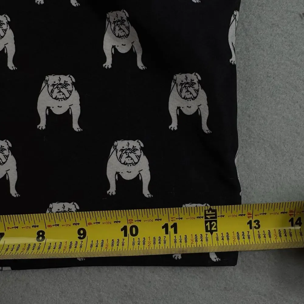 Airwalk Board Shorts Mens S Black White Bulldog Surf Swim Elastic Waist